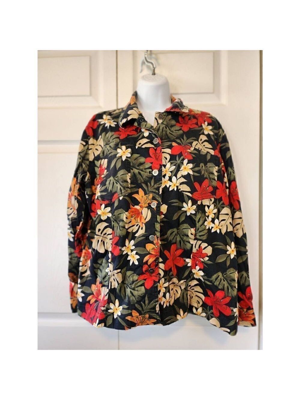 Chico's Floral Blouse  